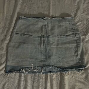 Denim Mini Skirt
